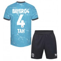 Maglie da calcio Bayer Leverkusen Jonathan Tah #4 Terza Maglia Bambino 2023-24 Manica Corta (+ Pantaloni corti)